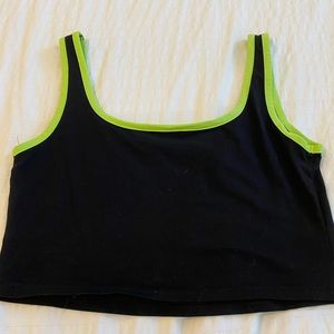 Black crop top